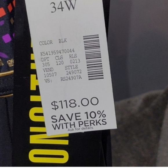 NWT $118 PLUS SIZE ONE PIECE SWIMSUIT 34W - Picture 2 of 3